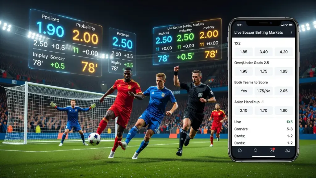 Soccer Odds Explained: How to Use Betting Markets, Live Soccer Betting, and Football Match Predictions for Better Betting Tips